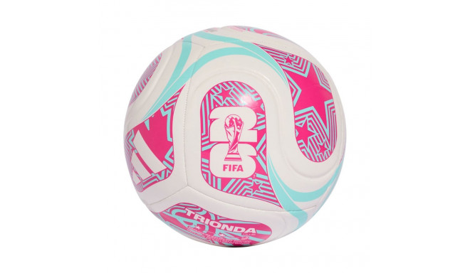 Płka nożna adidas World Cup 26 Trionda Club biało-różowo-błękitna JD8054 4
