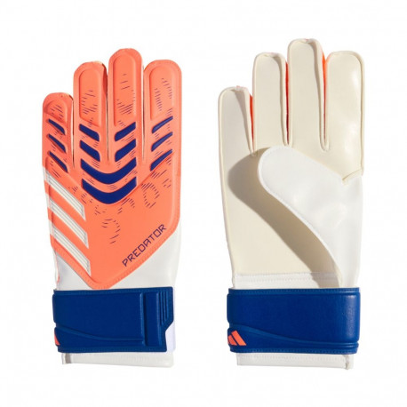Rękawice bramkarskie dla dzieci adidas Predator Glove Training biało-pomarańczowe JN5361 3