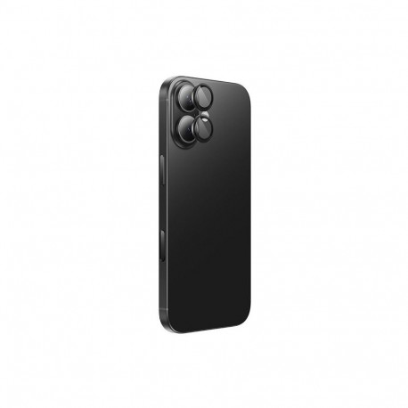 Kaamera kaitseklaas Hoco iPhone 17 HD Metal, ringid, must