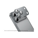 Kaamera kaitseklaas Hoco iPhone 17 Pro Armor Metal, tumehall Kaamera kaitseklaas Hoco iPhone 17 Pro Armor Metal, tumehall