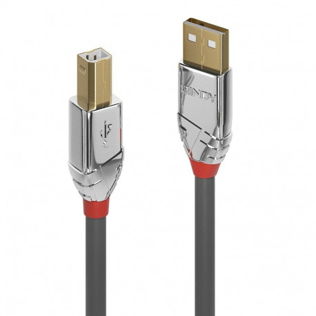 USB 2.0 kaabel A - B 0.5m, CROMO