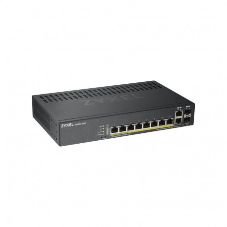 ZYXEL GS1920-8HPv2 10 Port Smart Managed Switch 8x Gigabit Copper and 2x Gigabit dual pers