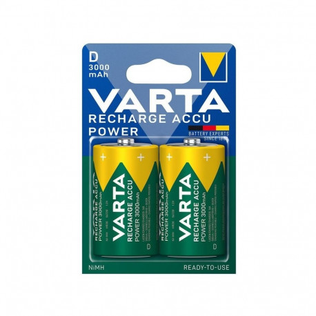 Rechargeable Battery - Varta D Recharge Accu Power 3000mAh Pack of 2