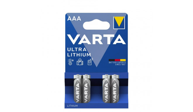 Battery - Varta AAA Ultra Lithium 1.5V 4-pack