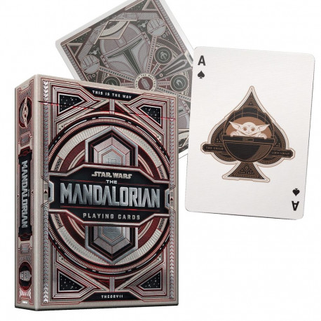 Playing Cards - Mandalorian Stars Wars Theory11 52 Cards 2 Jokers Plastic-Coated