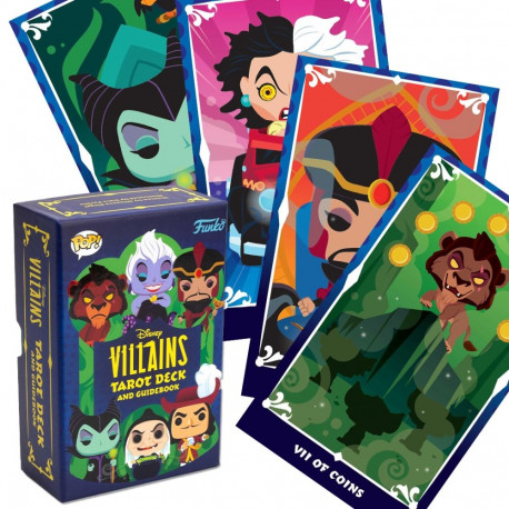 Card Deck - Funko Disney Villains Tarot Cards 78 Cards with Guide