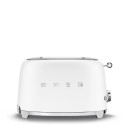Toaster - SMEG TSF01WHMEU 2x2, 6 Browning Levels, 3 Pre-set Programs, Matt White