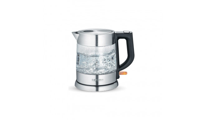 Electric Kettle - Severin WK 3468 1L 2200W Stainless Steel, Black