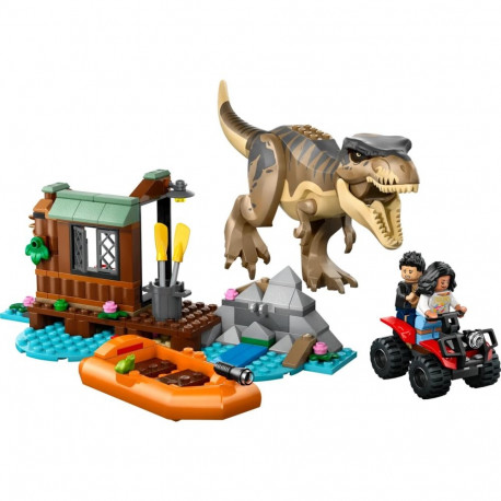 Construction Set - LEGO JURASSIC WORLD 76975 T-Rex River Escape 199 Pieces