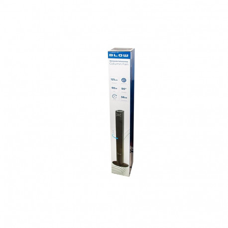 Tower Fan - Column Fan XXL 90W 3 Speed Auto Oscillation 1240mm Black