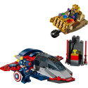 Toy Set - LEGO MARVEL 76319 Captain America vs Thanos 107 Elements 2 Minifigures Toy Set - LEGO MARVEL 76319 Captain America vs Thanos 107 Elements 2 Minifigures