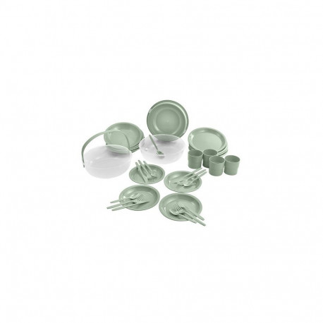 Camping Set - CURVER 262888 33 Plastic Containers Circular Transparent Green