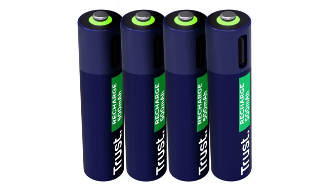 Battery - Trust 25671 Rechargeable AAA 500mAh 800 Cycles 4 pcs.