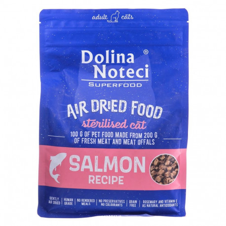 Cat Food - DOLINA NOTECI Superfood Sterilised Salmon 43% Protein 1 kg