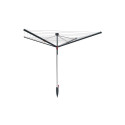 Clothes Drying Rack - Vileda Sun-Rise 50m Aluminum Foldable Silver/Black