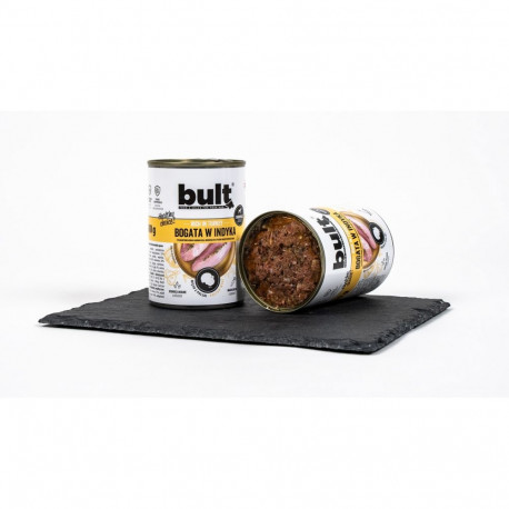 Dog Food - BULT Rich in Turkey Wet Food 400g for Adult Dogs