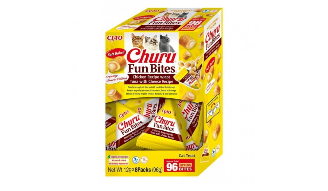 Cat Treat - INABA Churu Fun Bites Chicken Tuna Cheese 8x12g