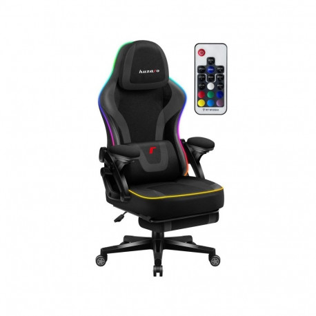 Gaming Chair - RGB Black Mesh Ergonomic Adjustable Height 130 kg Capacity