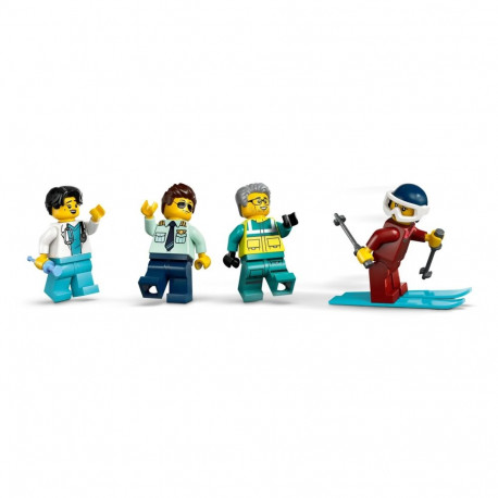 Toy Set - LEGO CITY 60465 Emergency Air Ambulance 403 Pieces 4 Minifigures