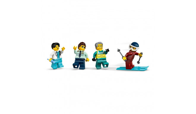 Toy Set - LEGO CITY 60465 Emergency Air Ambulance 403 Pieces 4 Minifigures