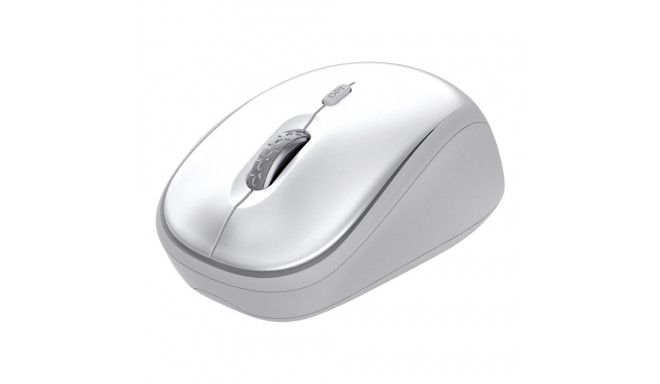 Wireless Keyboard Mouse Set - Trust Ody II Full-size Layout 1600 DPI White