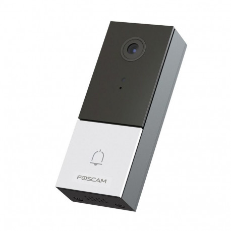 Video Intercom System - Foscam VD1 4 MP, 2688x1520, Night Vision, Wireless, Black/Silver
