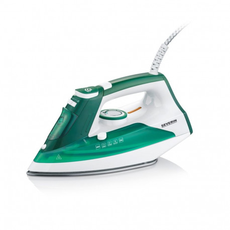 Steam Iron - Severin BA 3261 2400W Ceramic Soleplate 85g/min White Green