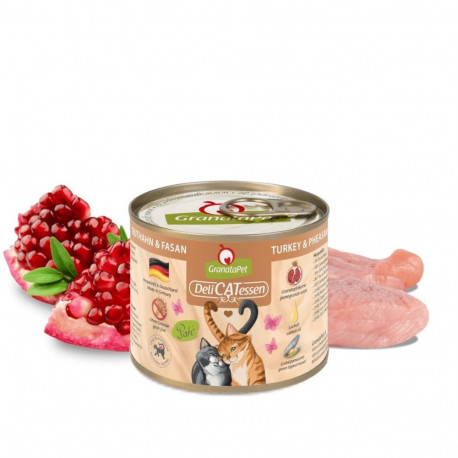 Cat Food - GRANATAPET DeliCATessen Turkey and Pheasant 200g