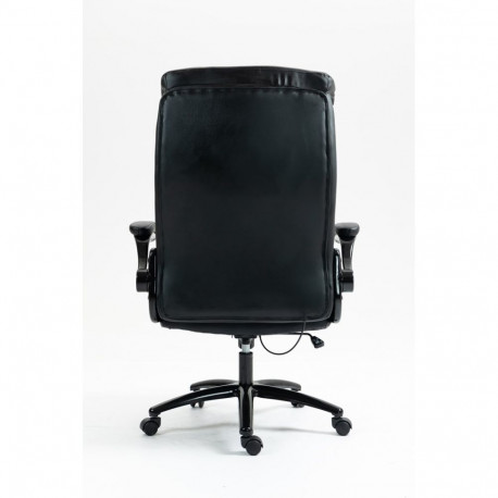 Office Chair - Activejet YK7406-1 Eco-Leather, Height Adjustable 46-55 cm, Black