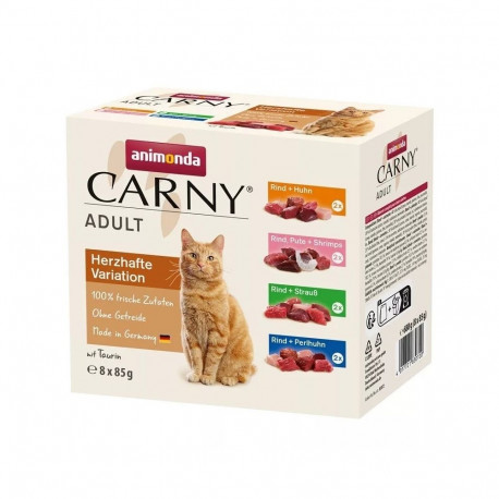 Cat Food - ANIMONDA Carny Adult Mix Wet 8x85g Grain-Free