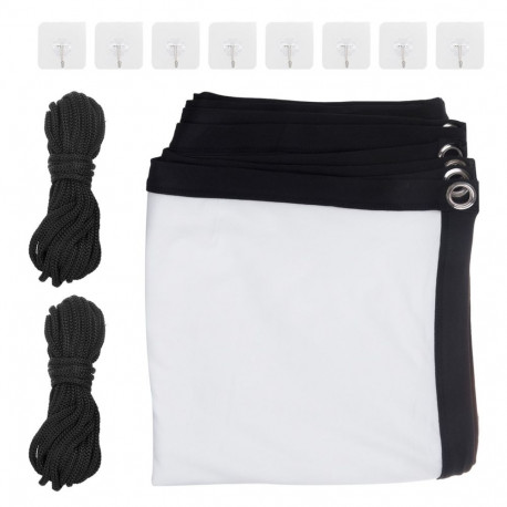 Projection Screen - Maclean MC-166 84" 4:3 175x131cm Tension Hooks