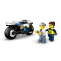 Toy Set - LEGO CITY 60455 Police Motorcycle Chase 2 Minifigures 65 Elements