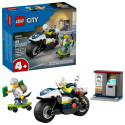 Toy Set - LEGO CITY 60455 Police Motorcycle Chase 2 Minifigures 65 Elements