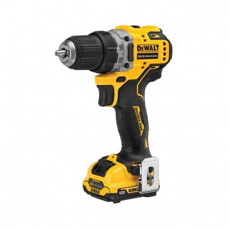 Power Tool - DEWALT DCD701D2-QW Cordless Drill 12V 2Ah 57.5 N·m TSTAK Black, Yellow