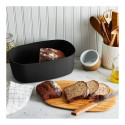 Home & Kitchen Storage - MAESTRO Breadbox MR-1776 Rectangular Plastic & Wood Black