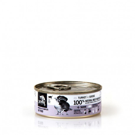 Cat Food - 3COTY Turkey & Goose Wet Cat Food 80g Grain-Free