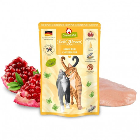 Cat Food - GRANATAPET DeliCATessen Chicken Wet 85g Monoprotein Gluten-Free