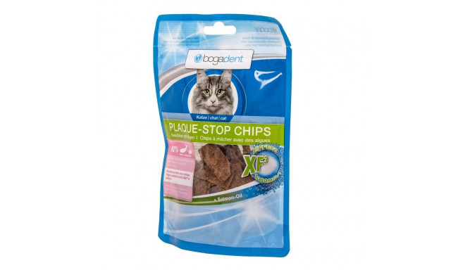Cat Treat - BOGAR Bogadent Plaque-stop Chips Fish Dental Treats 50g