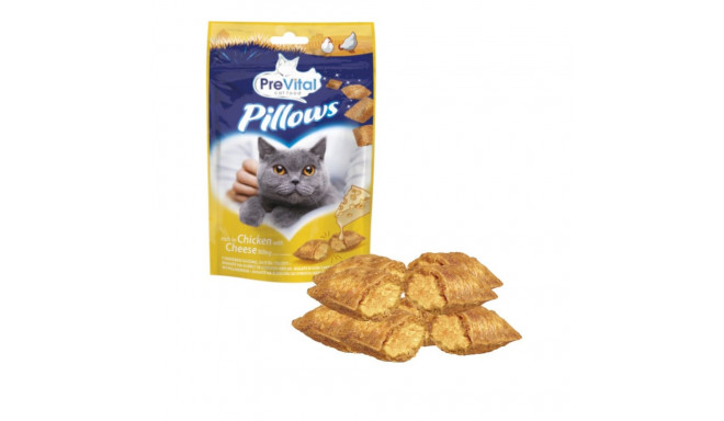 Cat Treat - PREVITAL Pillows Chicken with Cheese 60g 25% Protein 15% Fat