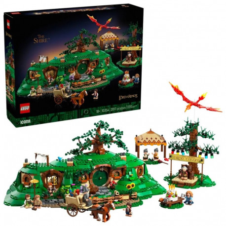 Construction Set - LEGO ICONS 10354 The Lord of the Rings: Shire 2017 pcs