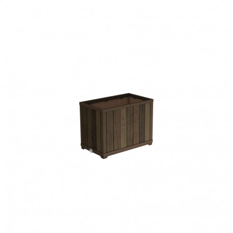 Garden Planter - KETER 261035 Weatherproof 455x550x760 mm Walnut