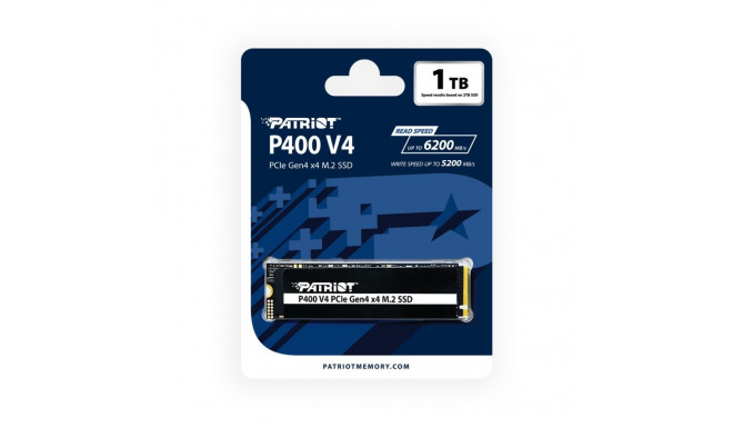 M.2 NVMe SSD Patriot P400 V4 1TB 5000MB/s Read 6000MB/s Write
