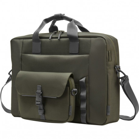Laptop Bag - HP 15.6-inch Modular Water-Resistant Polyester 22L Green/Grey