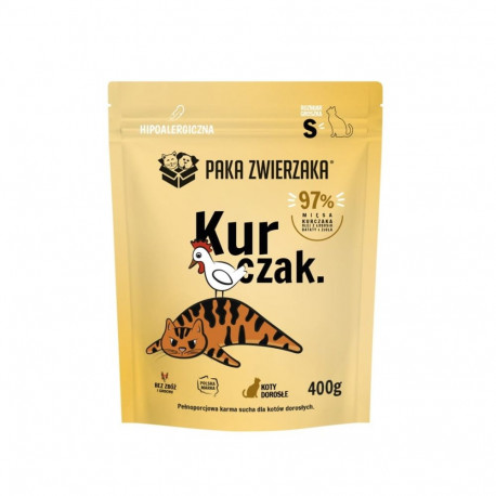 Cat Food - PAKA ZWIERZAKA Chicken S Grain-Free Dry Food 400g