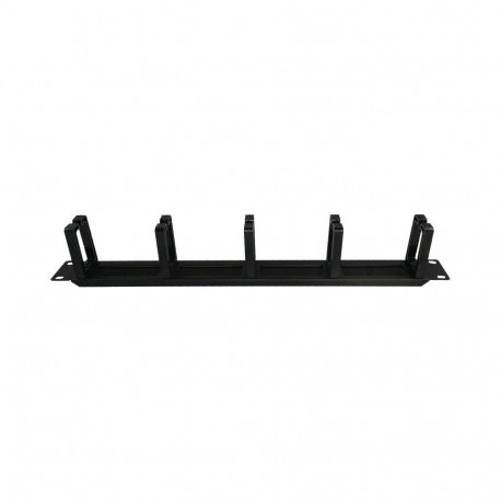 Cable Management - Alantec PK048 1U 19" Organizer with 5 Holders Black