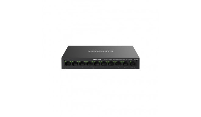 Networking Switch - Mercusys MS110CMP 10-Port PoE 115W Wall Mountable Black
