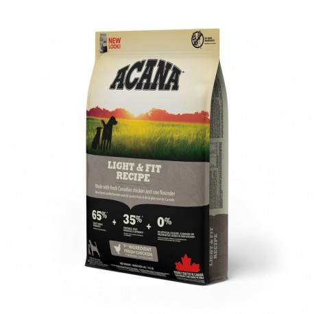 Dog Food - ACANA Heritage Light & Fit 6kg Dry Food for Adult Dogs