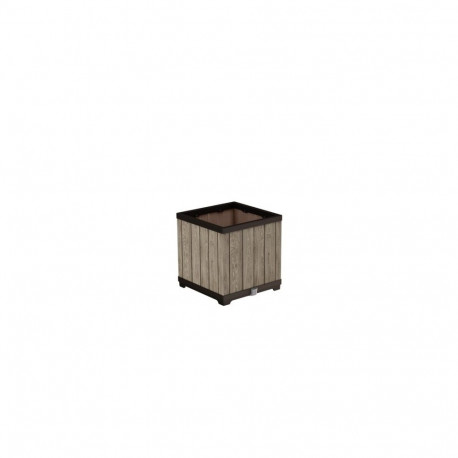 Garden Planter - KETER 262635 Weatherproof Technopolymer 455mm Oak Color