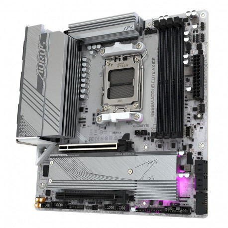 Motherboard - GIGABYTE B650M AORUS ELITE AX, AMD Ryzen 9000, 12+2+2 VRM, 8000MHz DDR5, Wi-Fi 6E