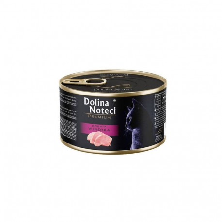 Cat Food - DOLINA NOTECI Premium Rich in Turkey Wet 185g Grain-Free Gluten-Free